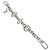 Charm per borsa in argento Louis Vuitton