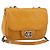 Borsa a tracolla Chanel in pelle trapuntata Arancione