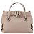 Borsa a Spalla Gancini in Pelle Salvatore Ferragamo Beige