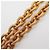 Pendente a catena con logo CC vintage di Chanel in oro placcato D'oro - vista 3