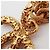 Pendente a catena con logo CC vintage di Chanel in oro placcato D'oro - vista 4