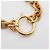 Pendente a catena con logo CC vintage di Chanel in oro placcato D'oro - vista 7