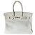 Borsa Hermès Birkin 35 in pelle Togo bianca Bianco