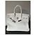 Borsa Hermès Birkin 35 in pelle Togo bianca Bianco - vista 6