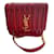 Yves Saint Laurent Vicky Pochette en Cuir Verni Rouge  - vue 1