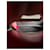 Yves Saint Laurent Vicky Pochette en Cuir Verni Rouge  - vue 13