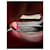 Yves Saint Laurent Vicky Pochette en Cuir Verni Rouge  - vue 15