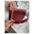 Yves Saint Laurent Vicky Pochette en Cuir Verni Rouge  - vue 5