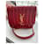 Yves Saint Laurent Vicky Pochette en Cuir Verni Rouge  - vue 9