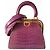 Christian Dior Rara borsa Dior in pelle di coccodrillo viola Porpora