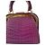 Christian Dior Rara borsa Dior in pelle di coccodrillo viola Porpora - vista 11