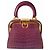 Christian Dior Rara borsa Dior in pelle di coccodrillo viola Porpora - vista 3