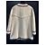 Chanel Abrigo de Tweed Blanco y Seda - vista 6