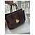 Borsa Louis Vuitton Damier Ebene Ascot Castagno - vista 2