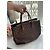 Borsa Louis Vuitton Damier Ebene Ascot Castagno - vista 4