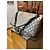 Borsa Chanel Classic XXL Airlines Pelle Caviar Argento - vista 7