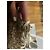 Sneakers Louis Vuitton FrontRow Oro con Paillettes Beige D'oro - vista 12