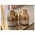 Sneakers Louis Vuitton FrontRow Oro con Paillettes Beige D'oro - vista 4