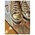 Sneakers Louis Vuitton FrontRow Oro con Paillettes Beige D'oro - vista 8