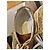 Sneakers Louis Vuitton FrontRow Oro con Paillettes Beige D'oro - vista 9
