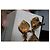 Orecchini pendenti Chanel CC motivo diamante metallo dorato Gold hardware - vista 6
