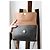 Borsa a spalla Dior in tela marrone e pelle beige - vista 7