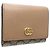Billetera bi-fold Double G de GUCCI en beige - vista 2