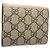 Billetera bi-fold Double G de GUCCI en beige - vista 3