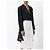Blazer corto de lana negra Kenzo Negro - vista 3