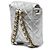 Chanel Silberne gesteppte Leder-Rucksack - Ansicht 3