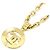 Collana Chanel con pendente dorato D'oro - vista 3