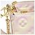 Louis Vuitton Monogram Empreinte Multi Pochette Accessori Rosa - vista 4