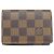 Porta tarjetas de visita Damier de Louis Vuitton Damier ebene