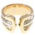Anello Cartier 2C in oro tricolore 18K - vista 2