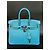 Hermès Birkin 25 Blue Leather - view 3
