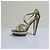 JIMMY CHOO Python High Heel Sandalen Braun Beige - Ansicht 5