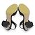 Miu Miu Kristall Chunky Heel Riemchensandalen Schwarz - Ansicht 5