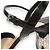 Miu Miu Kristall Chunky Heel Riemchensandalen Schwarz - Ansicht 7