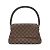 Borsa a Spalla Mini Looping Damier Louis Vuitton Marrone