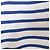 Autre Marque T-shirt a Manica Lunga a Righe Basche Le Minor Bianco Blu - vista 3