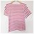 Autre Marque T-shirt in cotone a righe Le Minor Bianco Rosso - vista 2