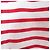 Autre Marque T-shirt in cotone a righe Le Minor Bianco Rosso - vista 3