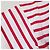 Autre Marque T-shirt in cotone a righe Le Minor Bianco Rosso - vista 4