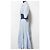 Autre Marque Couture Streifen Kleid Blau - Ansicht 3