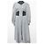 Autre Marque Vestido Largo Houndstooth Couture Negro