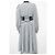 Autre Marque Vestido Largo Houndstooth Couture Negro - vista 2