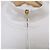 Autre Marque E Couture Cardigan Ricamato con Zip Pullover Giacca Bianco Bianco sporco - vista 3