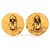 Orecchini a clip in oro placcato CC rotondi 31 Rue Cambon di Chanel D'oro - vista 2