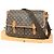 Gibeciere Borsa Messenger Gibecière Louis Vuitton in tela Monogram GM Marrone