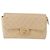 Chanel Vintage Classic Flap Backpack Quilted Lambskin Medium Beige